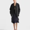 Chaqueta técnica de tafetán de doble botonadura Chaqueta técnica de tafetán de doble botonadura