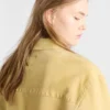 Chaqueta tipo cabán de gamuza