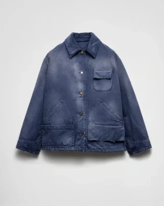 Chaqueta trucker de lona