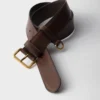 Cinturón de cuero envejecido