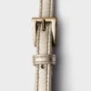 Cinturón de piel napa