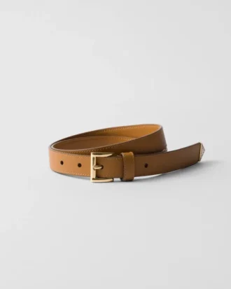 Cinturón de piel Saffiano