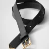 Cinturón de piel Saffiano