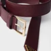 Cinturón de piel Saffiano