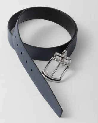 Cinturón reversible de piel Saffiano Cinturón reversible de piel Saffiano