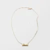 Collar con colgante de lazo de oro eterno – Oro amarillo Collar con colgante de lazo de oro eterno – Oro amarillo