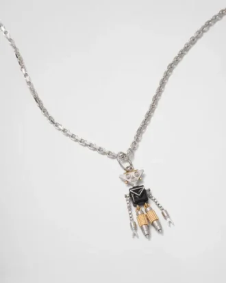 Collar con colgante Robot Jewels