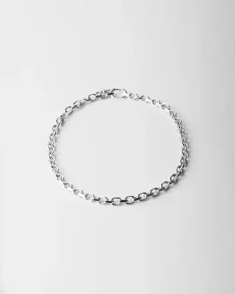 Collar de cadena de plata Collar de cadena de plata