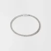 Collar de cadena de plata