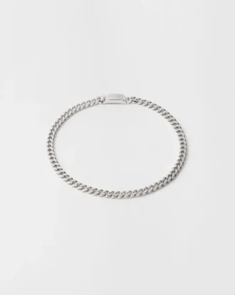 Collar de cadena de plata Collar de cadena de plata