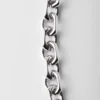 Collar de cadena de plata Collar de cadena de plata