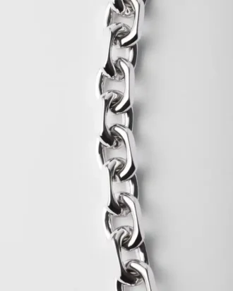 Collar de cadena de plata Collar de cadena de plata