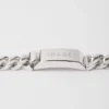 Collar de cadena de plata