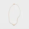 Collar Eternal Gold en oro rosa con colgante de mini triángulo Collar Eternal Gold en oro rosa con colgante de mini triángulo