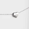 Collar Eternal Gold Nano Heart en oro blanco con diamante creado en laboratorio Collar Eternal Gold Nano Heart en oro blanco con diamante creado en laboratorio