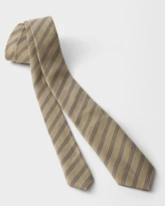 Corbata de mezcla de lino
