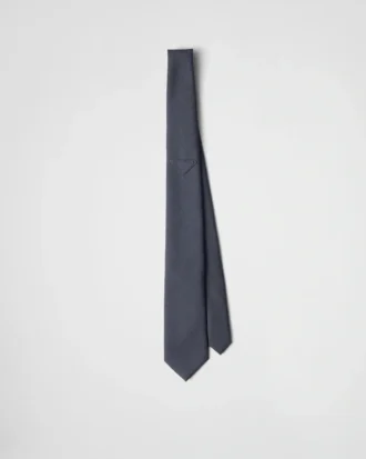 Corbata de mohair y seda