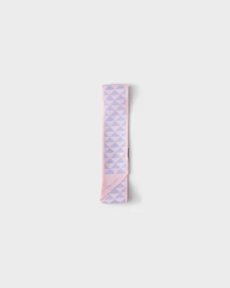 Corbata de seda estampada