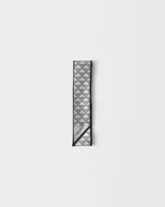 Corbata de seda jacquard