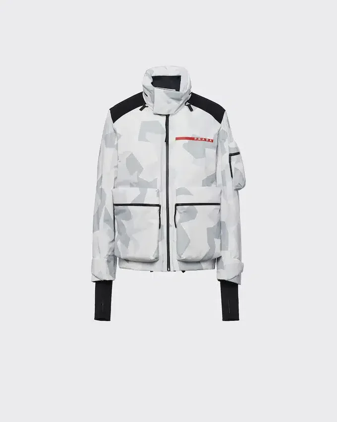 Cortavientos de esquí de tejido técnico estampado Cortavientos de esquí de tejido técnico estampado