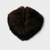 Cuello de piel de oveja