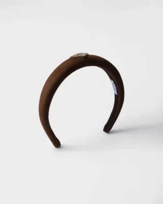 Diadema de gamuza