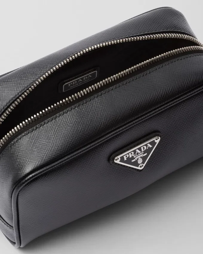 Estuche de piel Saffiano Estuche de piel Saffiano