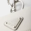 Estuche para audífonos de piel Saffiano con llavero
