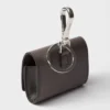 Estuche para audífonos de piel Saffiano con llavero