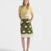 Falda de lona estampada