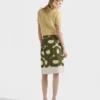 Falda de lona estampada