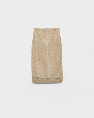 Falda de malla de algodón