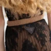 Falda lápiz de encaje