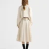 Falda midi de chino Falda midi de chino