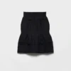Falda midi de lana Chevron Falda midi de lana Chevron