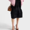Falda midi de lana Chevron Falda midi de lana Chevron