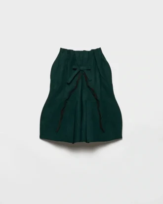 Falda midi de lana de Shetland