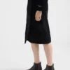 Falda midi de terciopelo Falda midi de terciopelo