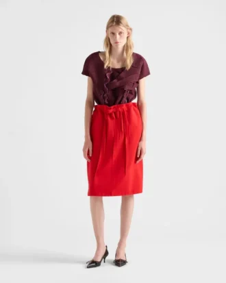 Falda midi Natta melange