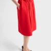 Falda midi Natta melange Falda midi Natta melange