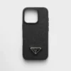 Funda de cuero Saffiano para iPhone 16 Pro Funda de cuero Saffiano para iPhone 16 Pro