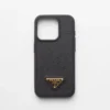 Funda de piel Saffiano para iPhone 15 Pro Funda de piel Saffiano para iPhone 15 Pro