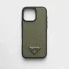 Funda de piel Saffiano para iPhone 16 Pro Max Funda de piel Saffiano para iPhone 16 Pro Max