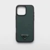 Funda de piel Saffiano para iPhone 16 Pro Max Funda de piel Saffiano para iPhone 16 Pro Max