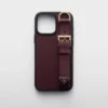 Funda de piel Saffiano para iPhone 16 Pro Max Funda de piel Saffiano para iPhone 16 Pro Max