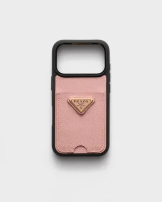 Funda de piel Saffiano para iPhone 17 Pro