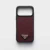Funda de piel Saffiano para iPhone 17 Pro Max Funda de piel Saffiano para iPhone 17 Pro Max