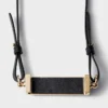 Funda para smartphone de metal y piel Saffiano Funda para smartphone de metal y piel Saffiano