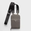 Funda para smartphone de piel Saffiano Funda para smartphone de piel Saffiano