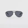 Gafas de sol con placa metálica icónica